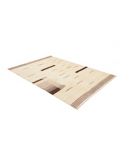 Tappeto Kilim Persia bianco verde 165x233