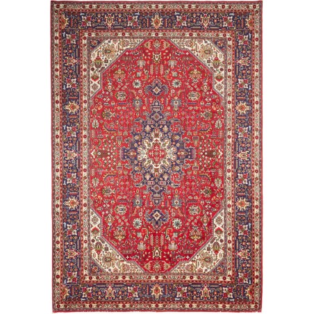 Tappeto Tabriz Persia marrone grigio 200x297