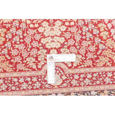 Tappeto Ghom seta Persia giallo marrone 80x117