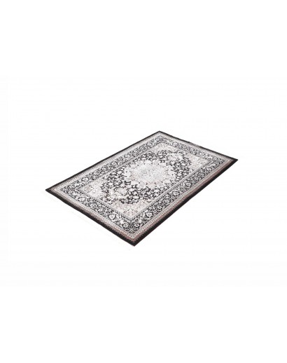 Tappeto Ghom seta Persia bianco 80x121