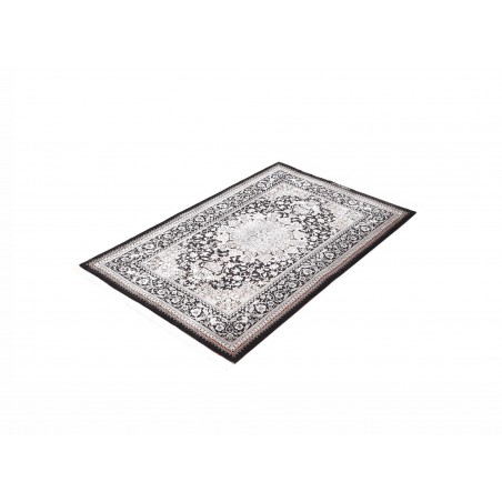 Tappeto Ghom seta Persia bianco 80x121