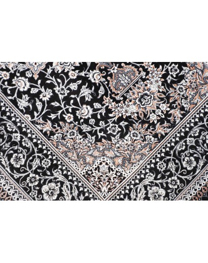 Tappeto Ghom seta Persia bianco 80x121