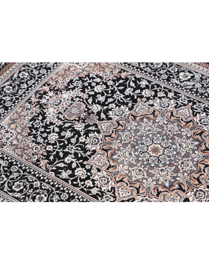 Tappeto Ghom seta Persia bianco 80x121