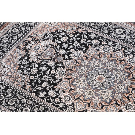Tappeto Ghom seta Persia bianco 80x121