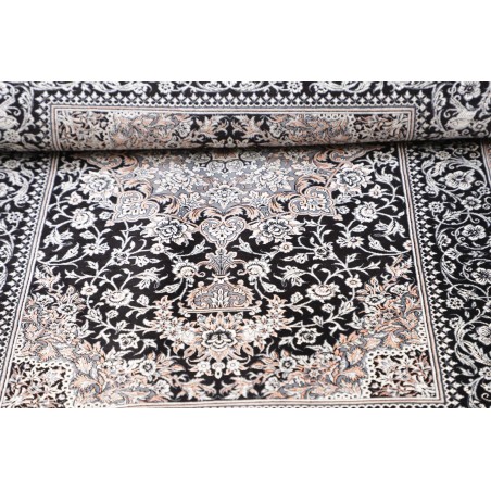 Tappeto Ghom seta Persia bianco 80x121