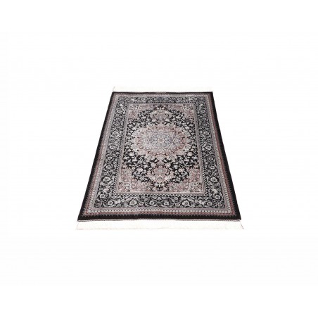 Tappeto Ghom seta Persia bianco 78x120
