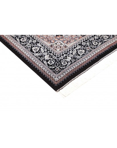 Tappeto Ghom seta Persia bianco 78x120