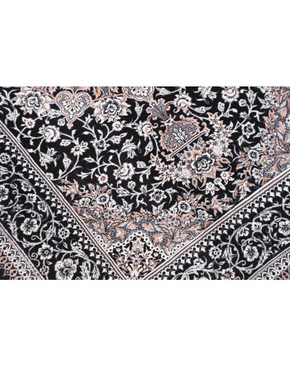 Tappeto Ghom seta Persia bianco 78x120