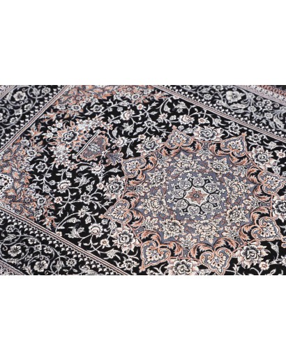 Tappeto Ghom seta Persia bianco 78x120