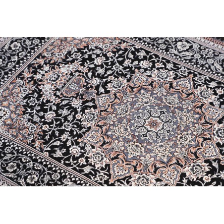 Tappeto Ghom seta Persia bianco 78x120