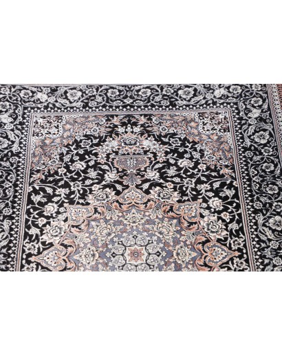 Tappeto Ghom seta Persia bianco 78x120