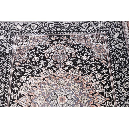 Tappeto Ghom seta Persia bianco 78x120