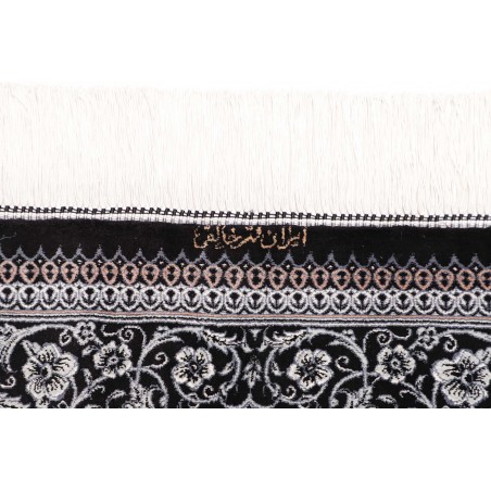 Tappeto Ghom seta Persia bianco 78x120