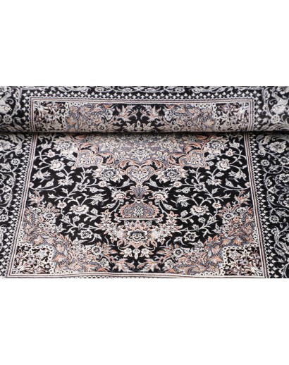 Tappeto Ghom seta Persia bianco 78x120