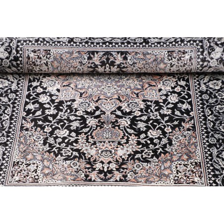 Tappeto Ghom seta Persia bianco 78x120