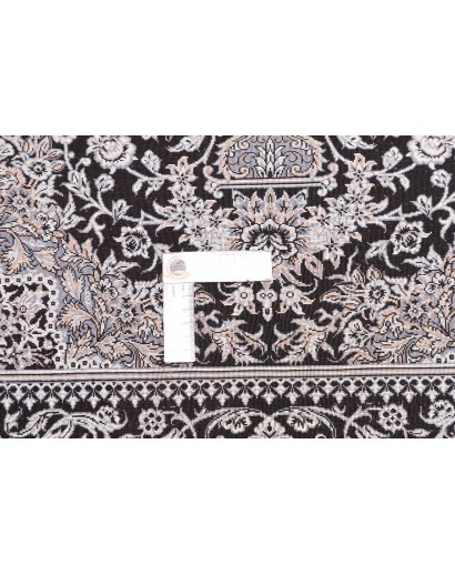 Tappeto Ghom seta Persia bianco 78x120