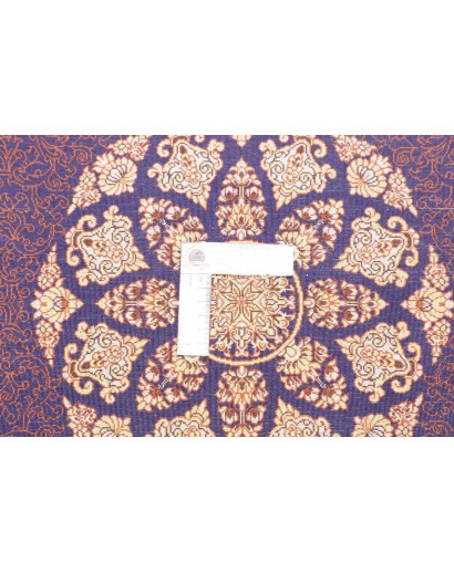 Tappeto Ghom seta Persia marrone 61x90