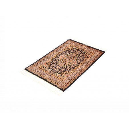 Tappeto Ghom seta Persia grigio beige 60x90
