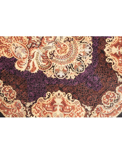 Tappeto Ghom seta Persia marrone 60x91