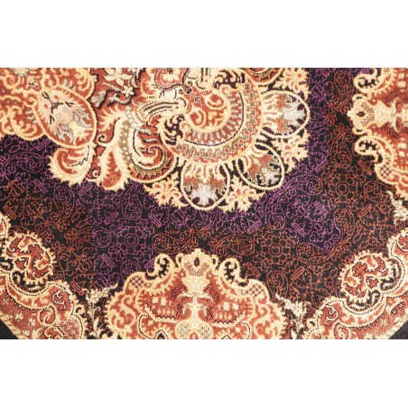 Tappeto Ghom seta Persia marrone 60x91