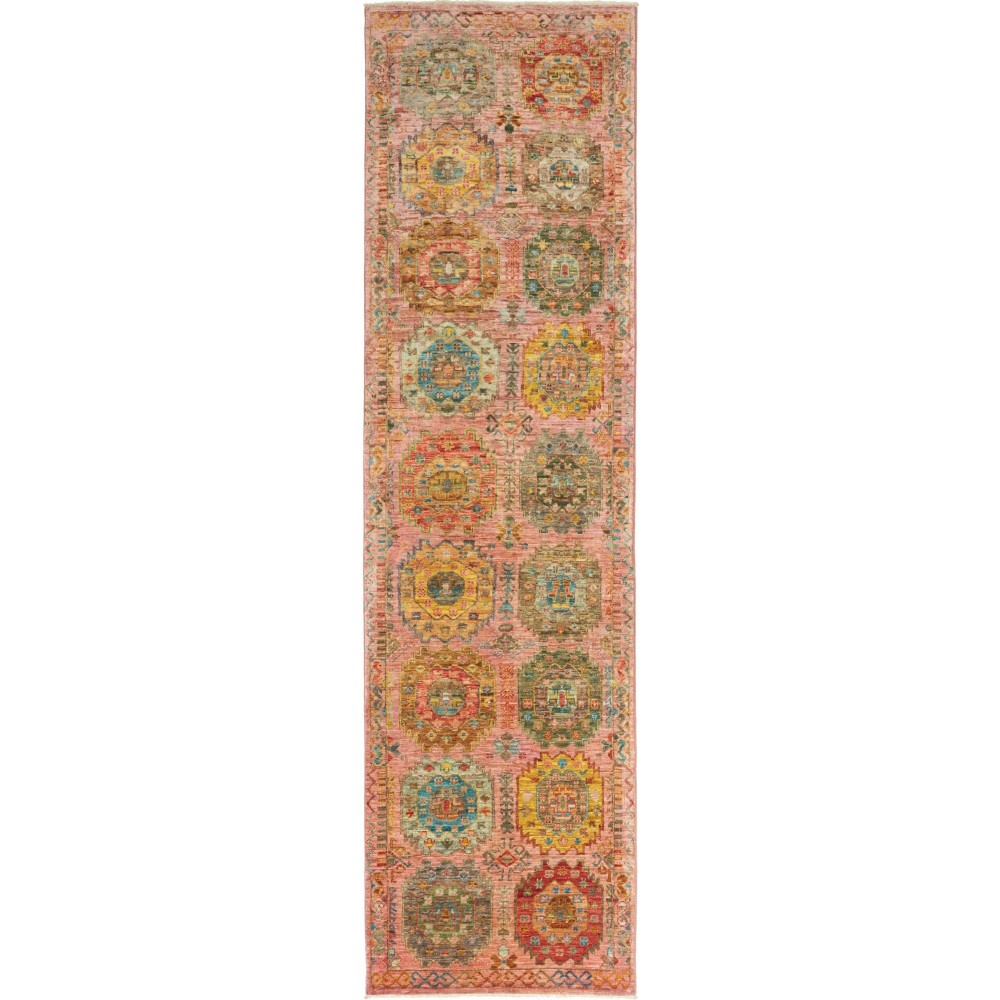 Tappeto Tribal Pakistan marrone 76x285 Tappeto Tribal Pakistan marrone 76x285