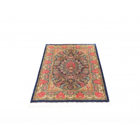 Tappeto Ghom seta Persia marrone 81x120