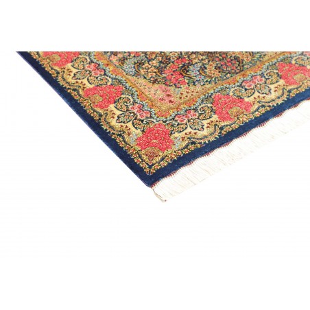 Tappeto Ghom seta Persia marrone 81x120