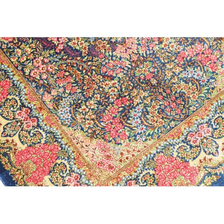 Tappeto Ghom seta Persia marrone 81x120