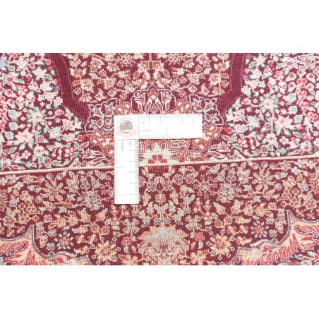 Tappeto Ghom seta Persia bianco 100x143