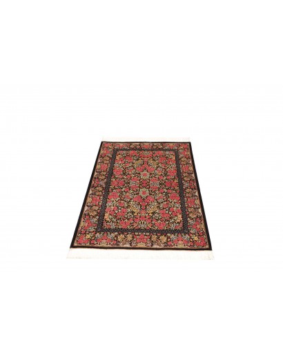 Tappeto Ghom seta Persia marrone 78x119