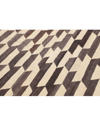 Tappeto Kilim Persia bianco azzurro 213x305