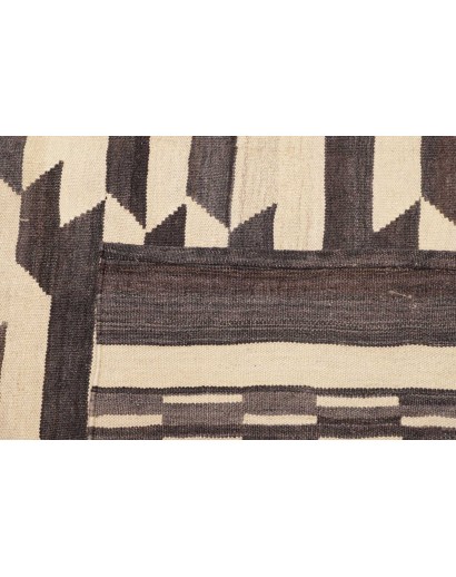 Tappeto Kilim Persia bianco azzurro 213x305