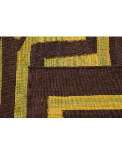 Tappeto Kilim Persia verde marrone 300x389