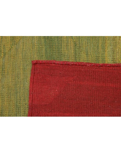 Tappeto Kilim Persia verde marrone 277x395