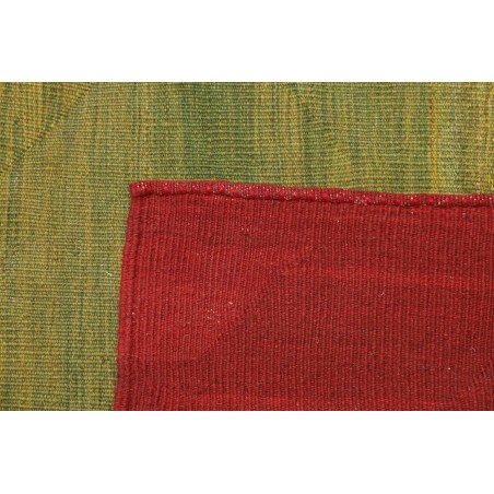Tappeto Kilim Persia verde marrone 277x395