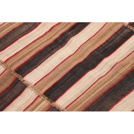 Tappeto Kilim Mazandaran Vintage Persia marrone grigio 143x186