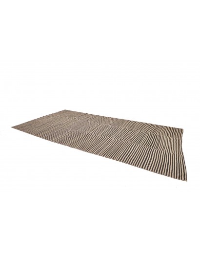 Tappeto Kilim Mazandaran Vintage Persia beige giallo 221x418