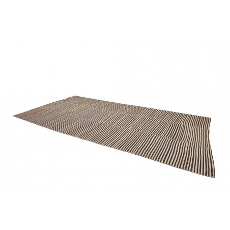 Tappeto Kilim Mazandaran Vintage Persia beige giallo 221x418