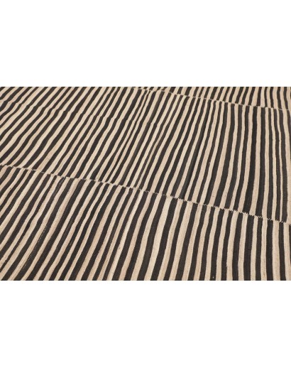 Tappeto Kilim Mazandaran Vintage Persia beige giallo 221x418