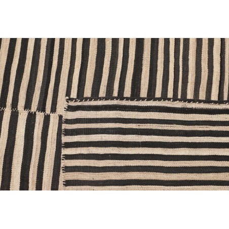 Tappeto Kilim Mazandaran Vintage Persia beige giallo 221x418