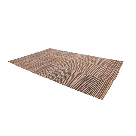 Tappeto Kilim Mazandaran Vintage Persia marrone verde 216x347
