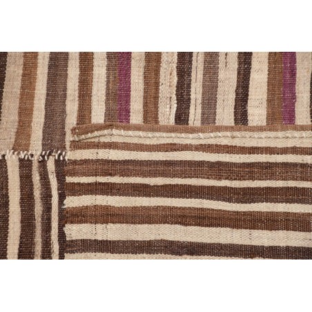Tappeto Kilim Mazandaran Vintage Persia marrone verde 216x347
