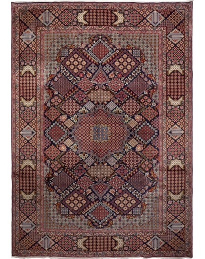 Tappeto Nadjafabad Persia azzurro marrone 305x430