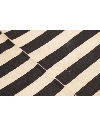 Tappeto Kilim Mazandaran Vintage Persia giallo grigio 87x85