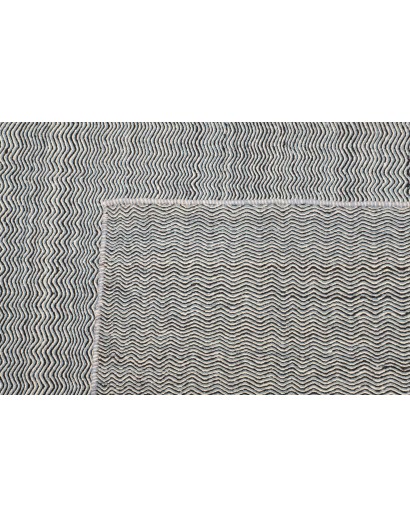 Tappeto Kilim Plain Persia beige bianco 253x369