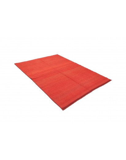 Tappeto Kilim Plain Persia rosso 151x205