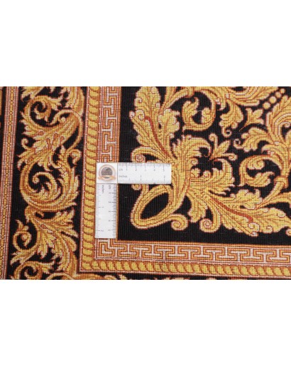Tappeto Ghom seta Persia marrone bianco 135x200
