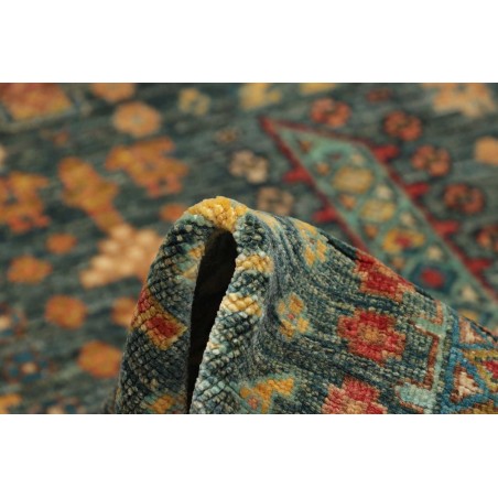 Tappeto Tribal Pakistan azzurro marrone 100x154