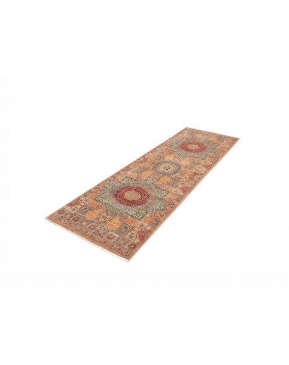 Tappeto Mamlouk Pakistan marrone azzurro 79x244