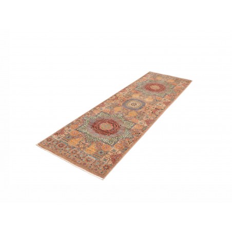 Tappeto Mamlouk Pakistan marrone azzurro 79x244